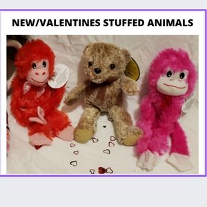🌈NEW / VALENTINES MONKEYS & BEAR ♥️YOU PICK♥️